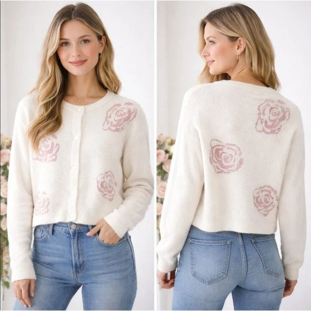 Cynthia Rowley Rose Cardigan Sweater | SZ Med